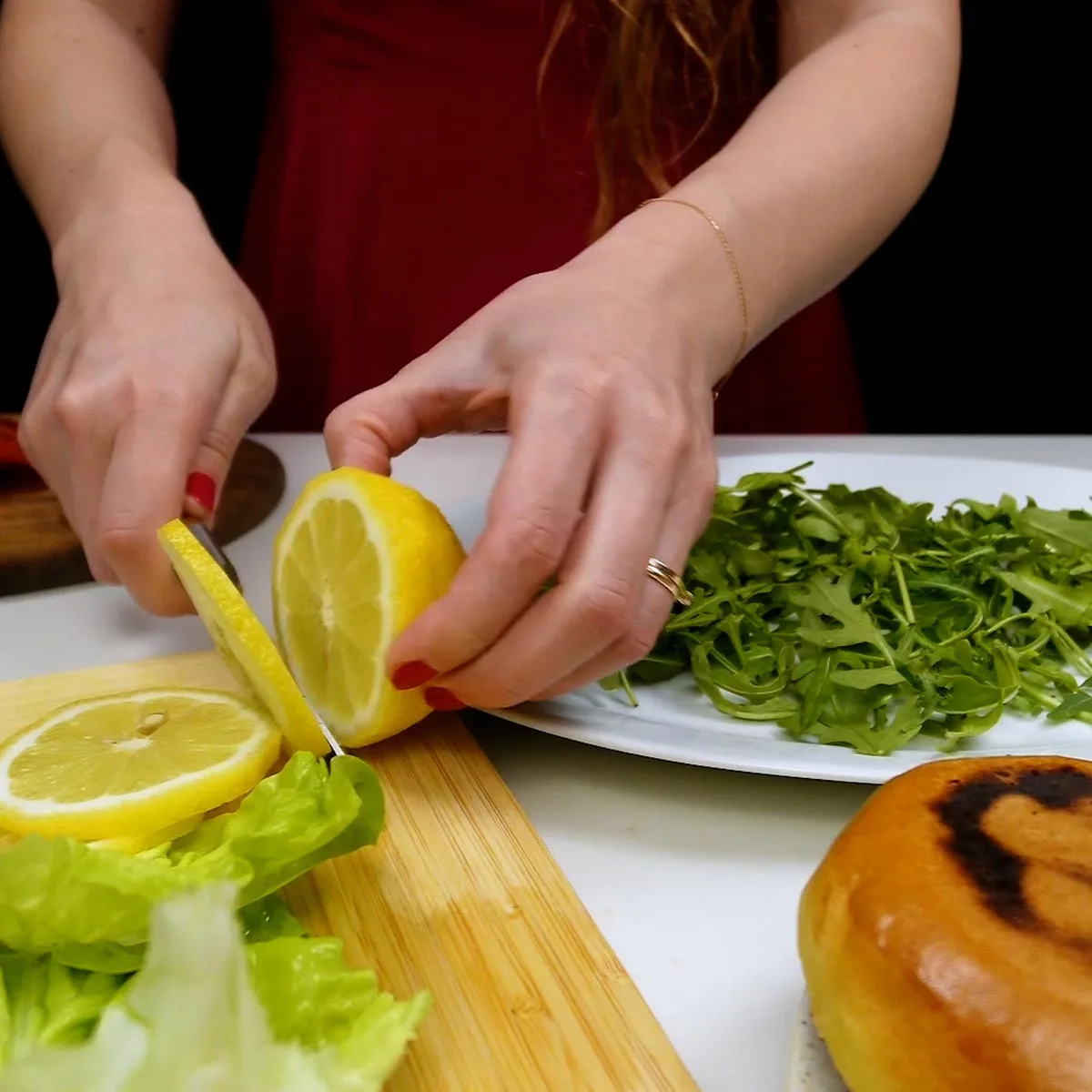 Step 5. Assemble Octopus Burger