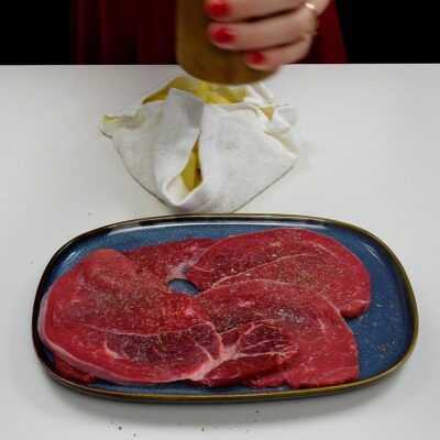 Step 1. Prepare steak