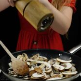 Step 1. Prepare and sauté the Mushrooms