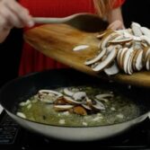 Step 1. Prepare and sauté the Mushrooms