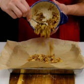 Step 1. Prepare crispy walnuts