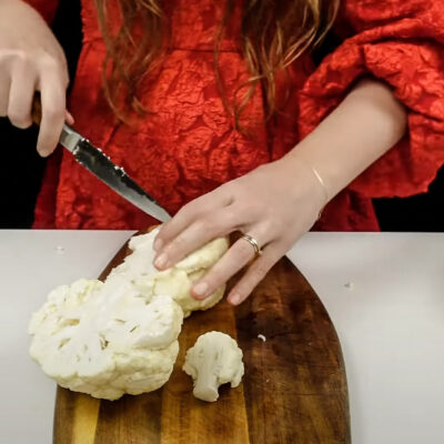 Step 1. Cut cauliflower