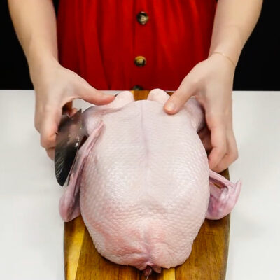 Step 1. Preheat the oven and prepare the duck