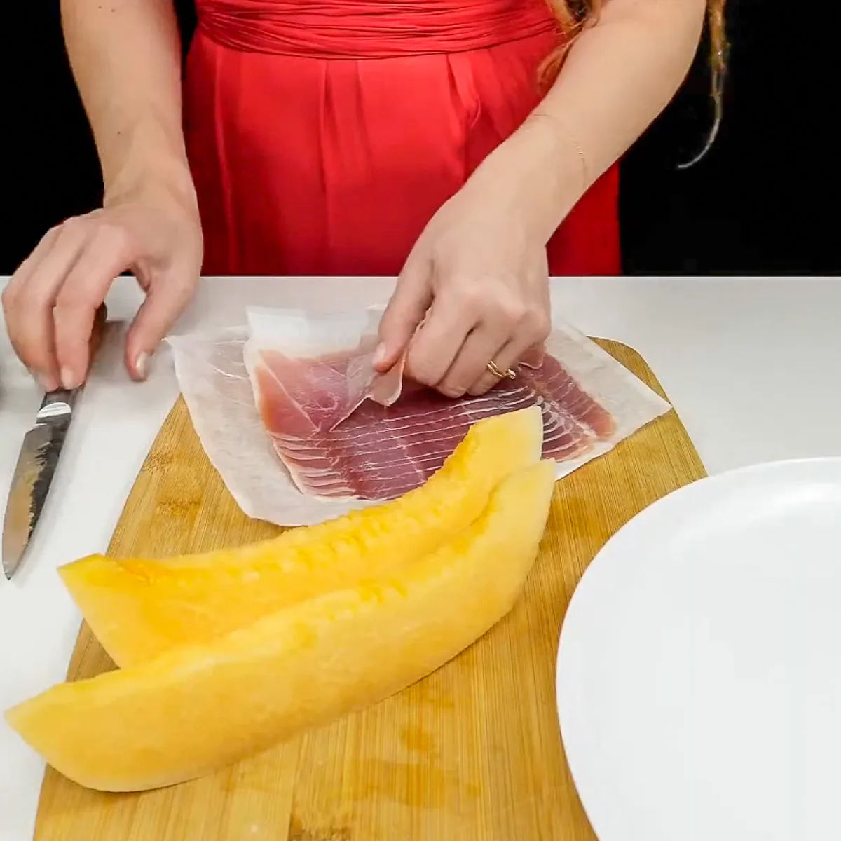 Step 2. Prepare prosciutto and burrata