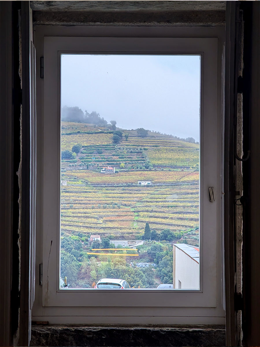 The look out of the Douro Scala Hotel