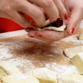 Step 6. Cut dough and make dumplings