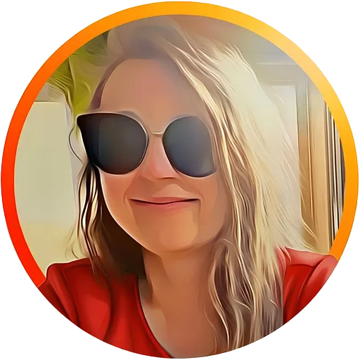 Helena smiling before cooking