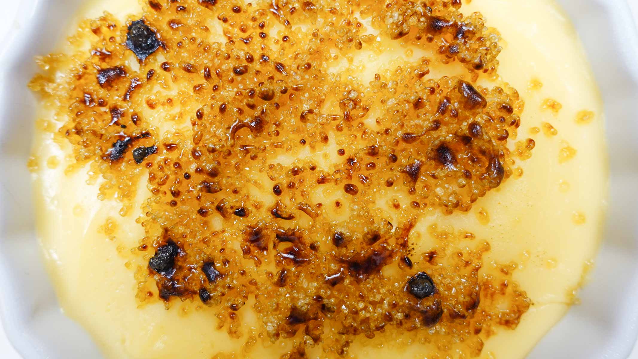 Portuguese Custard Cream leite-creme with caramelized top