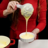 Step 5. Finish and chill, Caramelize the top 