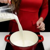 Step 1. Heat the milk