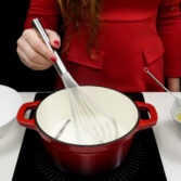 Step 1. Heat the milk