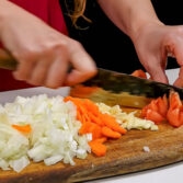 Step 2. Chop the vegetables