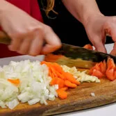 Step 2. Chop the vegetables