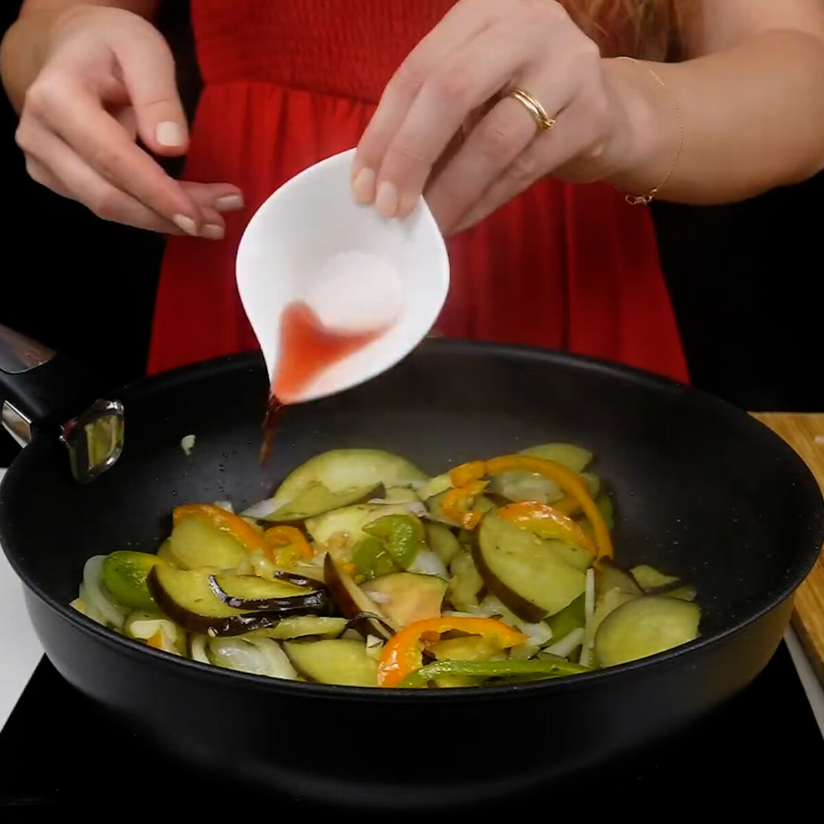 Step 3. Season vegetables