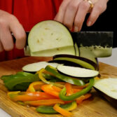 Step 1. Prepare the vegetables and pan