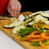 Step 1. Prepare the vegetables and pan