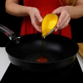 Step 2. Cook the eggplant and aromatics