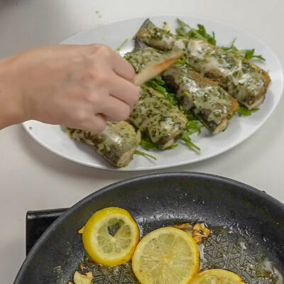 Step 4. Garnish fish