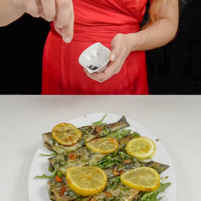 Step 4. Garnish fish