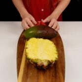 Step 1. Prepare and cut fruits