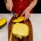 Step 1. Prepare and cut fruits