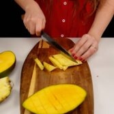 Step 1. Prepare and cut fruits