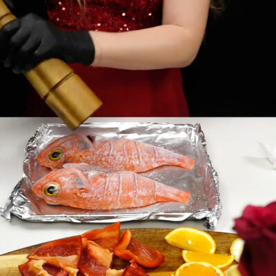 Step 2. Season and arrange