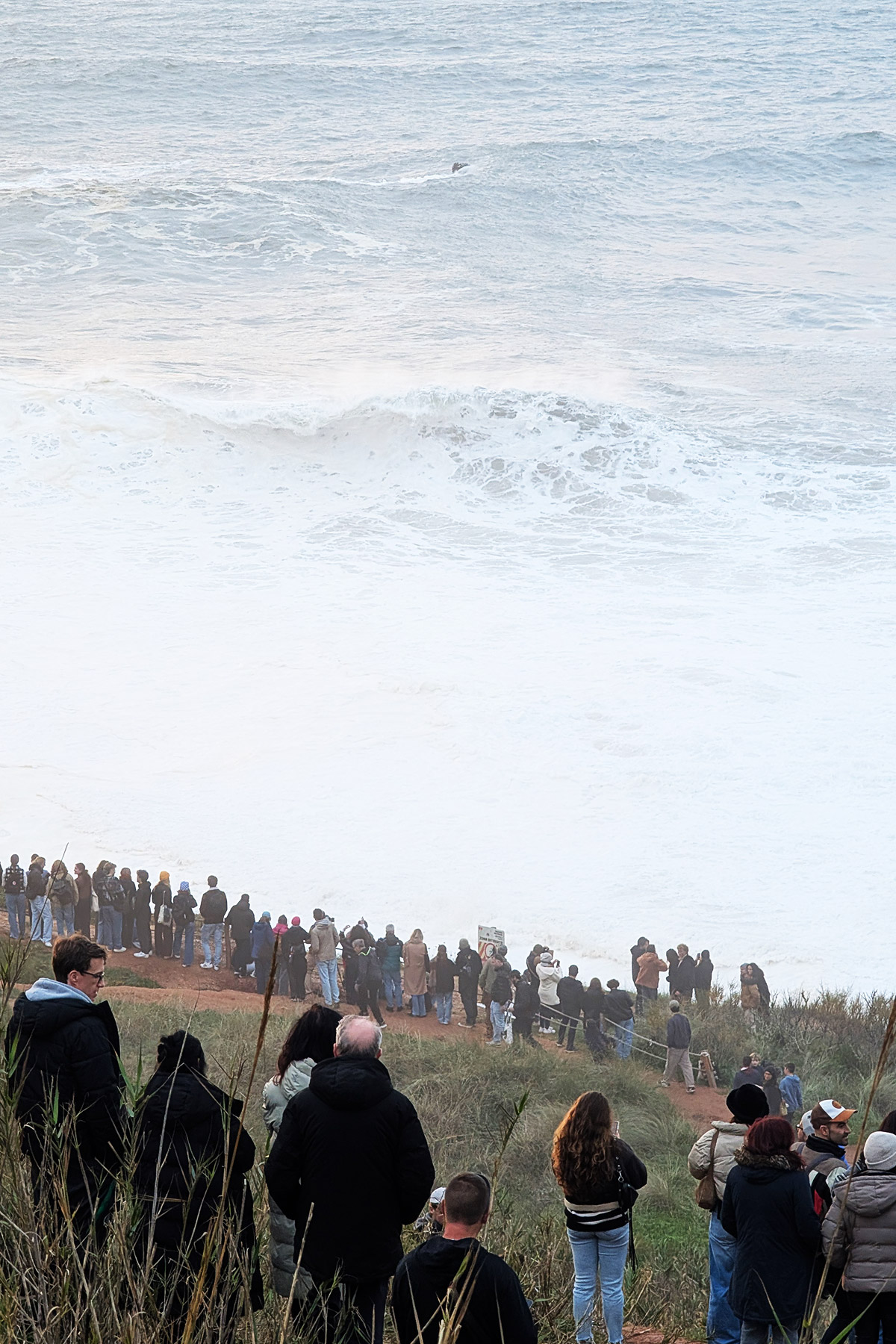 Gigantic waves in Nazaré, Portugal