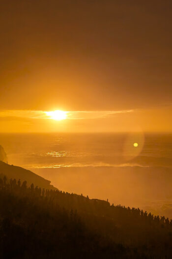 The view on Nazaré waves, a short ride from Hotel Miramar Sul