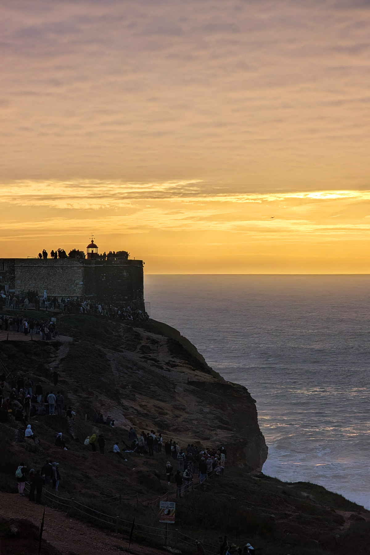 The lighthouse of Nazaré