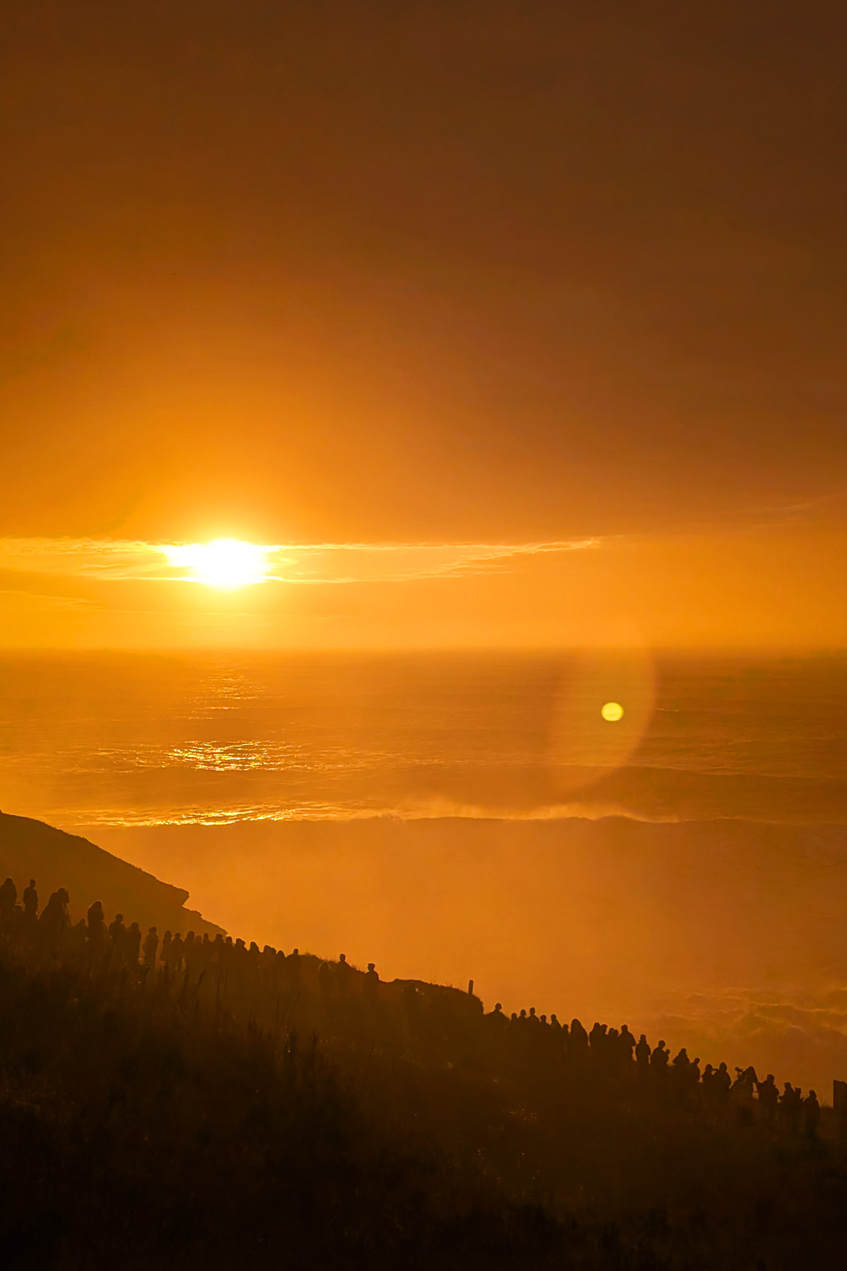 Sunset in Nazaré