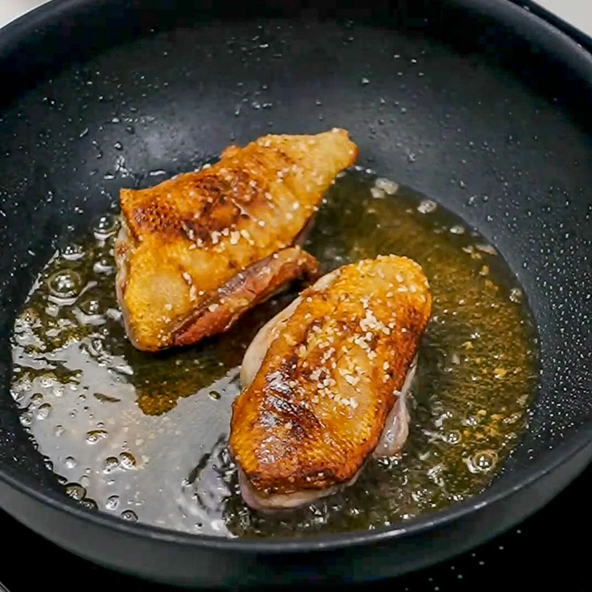 Step 5. Render and sear the duck